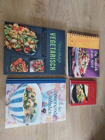 GRATIS: Diverse kookboeken (vegetarisch, salades, Aziatisch)
