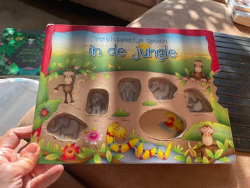 Verstoppertje spelen in de jungle - interactief kinderboek