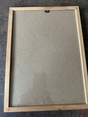 Houten fotolijst 29 x 20,5 cm