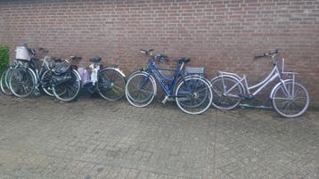 Sloop fietsen oud ijzer