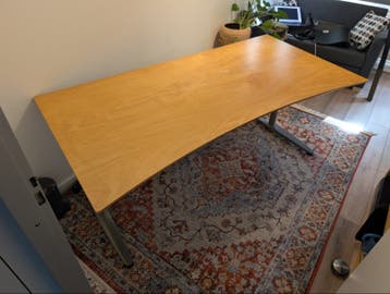 Ergonomisch bureau - in hoogte verstelbaar