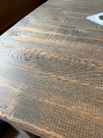 Massief eiken tafel