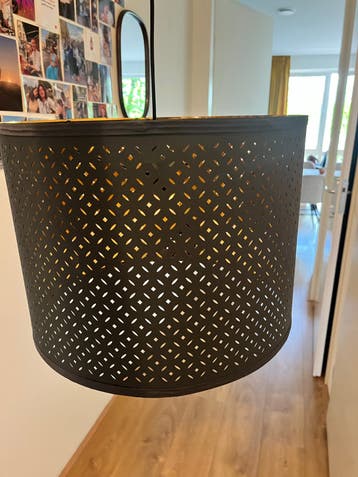 Goud/blauwe hanglamp - GRATIS