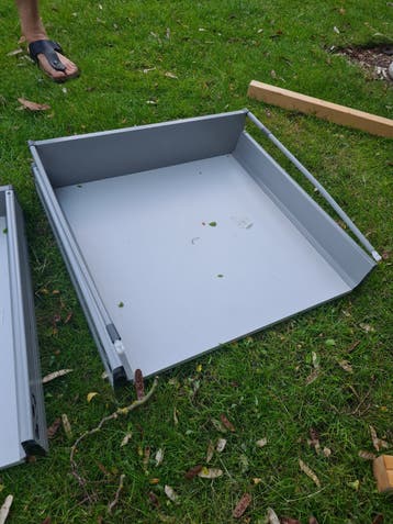 2 apothekers kast lades van ikea voor kast van 60 x 60 cm