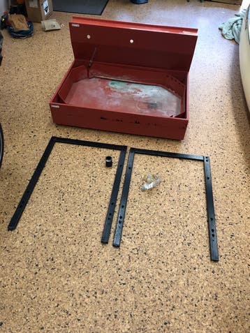 Kunststof doka tafel spoeltafel spoelmeubel