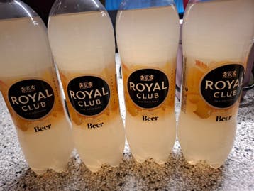 4 flessen gember bier