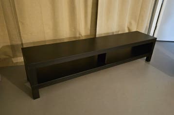 Zwart TV-meubel / TV-kast met opbergruimte