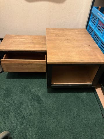 Salontafeltje op wieltjes