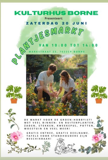 Plantenmarkt Borne Vandaag!