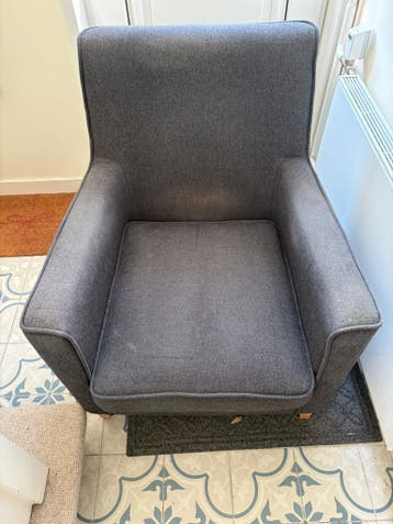 Lounge Chair - dark grey color