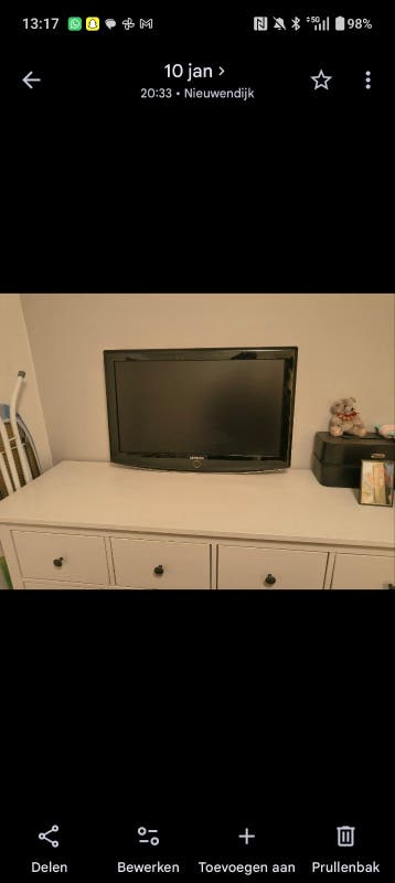 Samsung TV met afstandsbediening