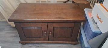 Gratis eiken houten  tv kast