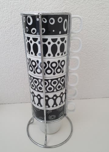 6-delig koffie kopjes set