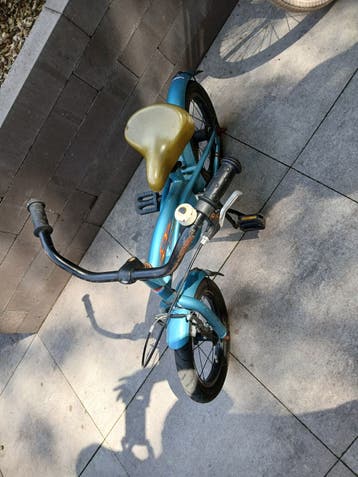 Kinderfietsje - Blauw - Gebruikt