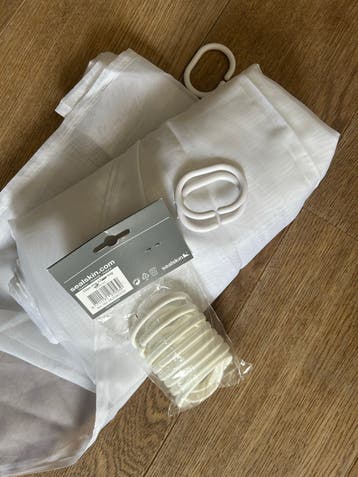 White curtain