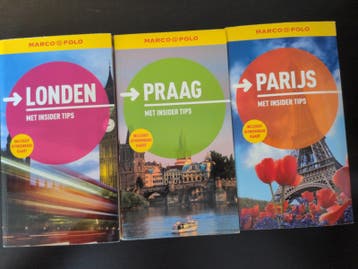 Marco Polo Reisgidsen: Londen, Praag, Parijs (3-delige set)