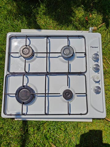 Gratis Bestron gaskookplaat 4 pits wit
