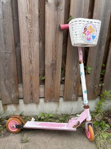 Disney Princess kinderstep roze met mandje