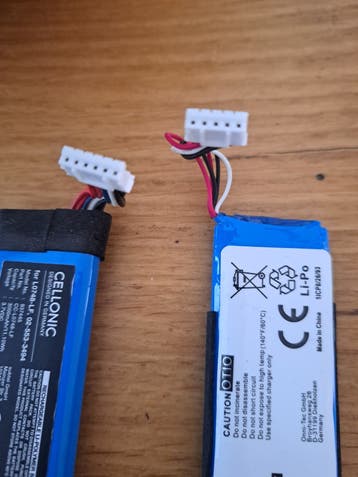Nieuwe batterijen voor JBL Flip (OTB en Cellonic)