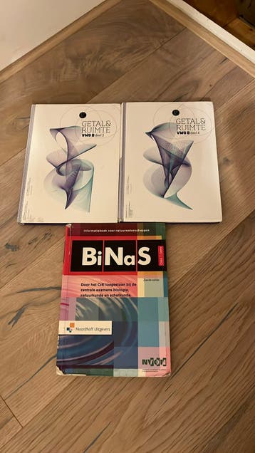 Wiskunde VWO B deel 3 & 4 en BiNaS 6e editie