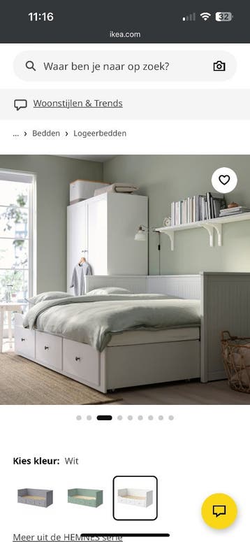 Ikea uitschuifbed
