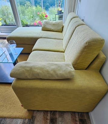 Gratis Sofa totaal 280 breed/ 90 diep/ 180  long chair