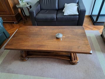 Gratis eiken salontafel