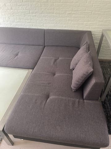 Grote L-vormige slaapbank met opbergruimte - 250x185 cm