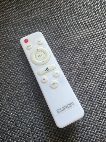 Afstandsbediening voor Alutherm Eurom 2500 WiFi radiator