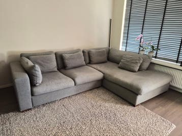 Woonexpress Loungebank Grijs/Taupe - Ruim en Comfortabel