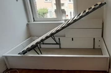 IKEA HERDLA bedframe met opbergruimte