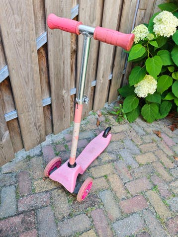 Roze step voor kinderen (2-6 jaar)