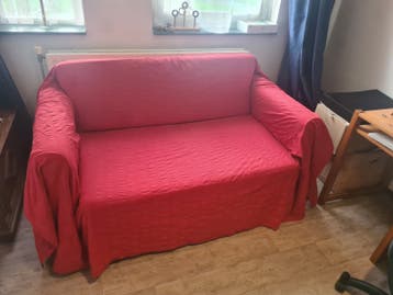Gratis! IKEA slaapbankje 2 persoons  - Rood