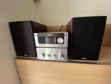 Philips Micro Systeem MCM772 met CD-speler en speakers