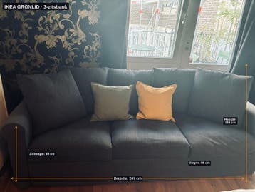IKEA GRÖNLID 3-zitsbank