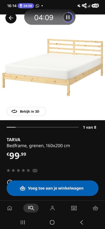 Gratis afhalen vanaf maandag 29e