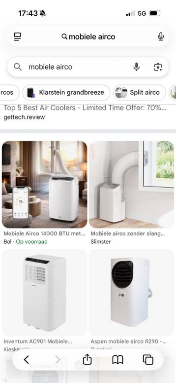 Mobiele airco gezocht!!!