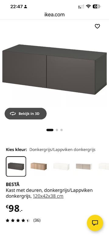 IJEA BESTA TV MEUBELS GRATIS