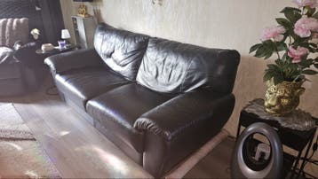 Comfortabele 2-zitsbank van nepleer