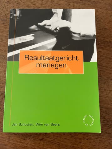 W. van Beers - Resultaatgericht managen
