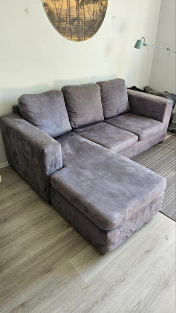 Hoekbank met chaise longue