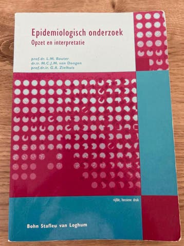 Epidemiologisch Onderzoek - Bouter