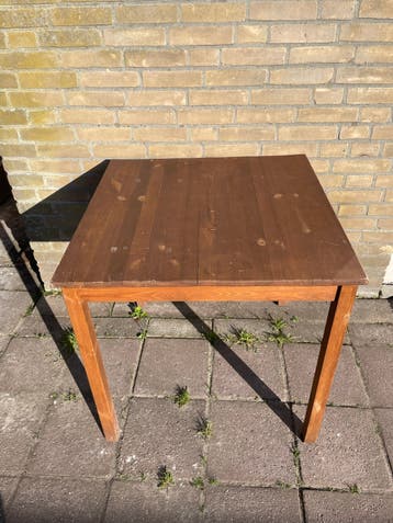 Houten tafel - Bruin - Gebruikt