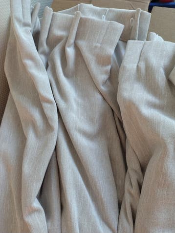 Nieuwe Hema gordijnen met isolerende voering 188x201