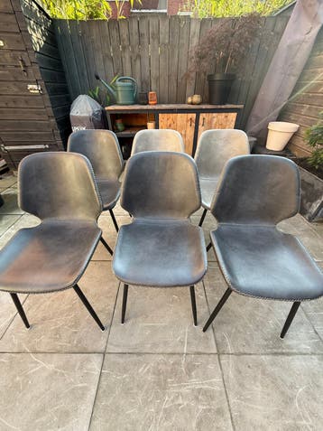 Leren Eetkamer stoelen