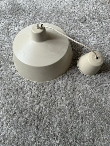 Hanglamp beige/crème, modern design