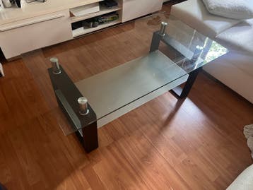 glazen tafel voor de woonkamer