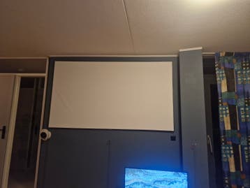 Groot projectiescherm voor thuisbioscoop