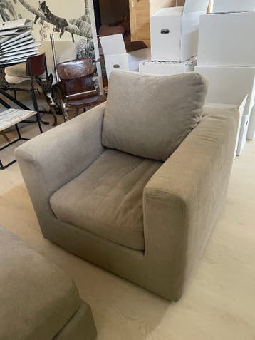 fauteuil met hocker, helemaal gratis!