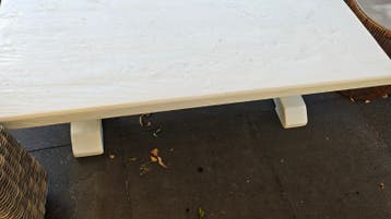 Massief Eikenhouten salontafel 66x130x44 cm